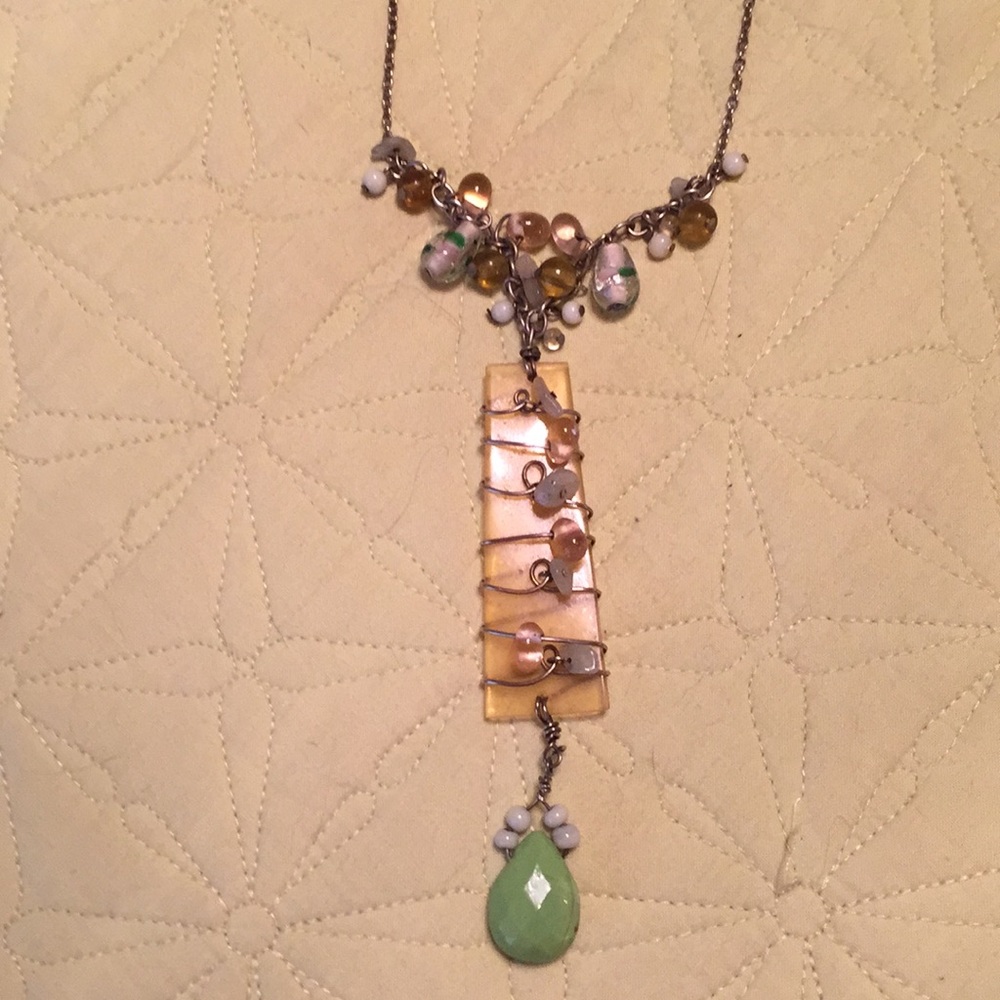 Glass necklace